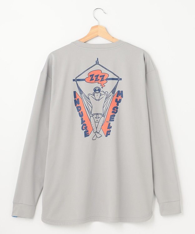 SHARE PARK MENS 【UNISEX】UVカット アートコラボロングTシャツ〈Hammock〉（L・XLサイズ） グレー