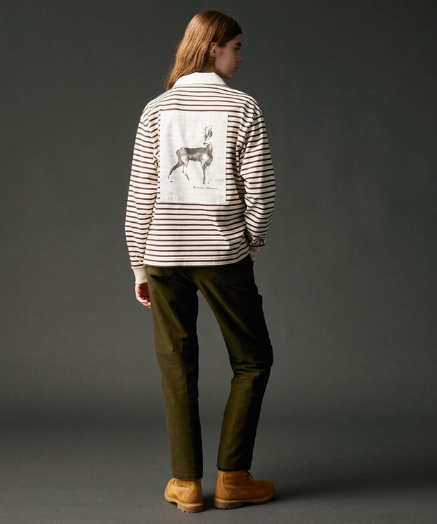 JOSEPH ABBOUD MOUNTAIN 【テーム・ヤルヴィモチーフ】ラガーシャツ ダークブラウン系1