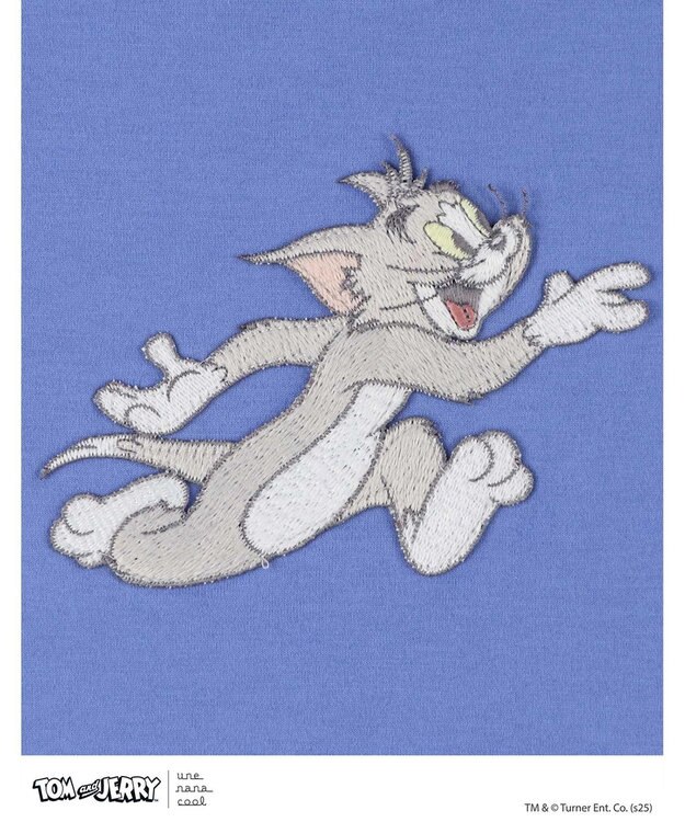 une nana cool トムとジェリー × une nana cool 【綿100％】開襟パジャマ BU