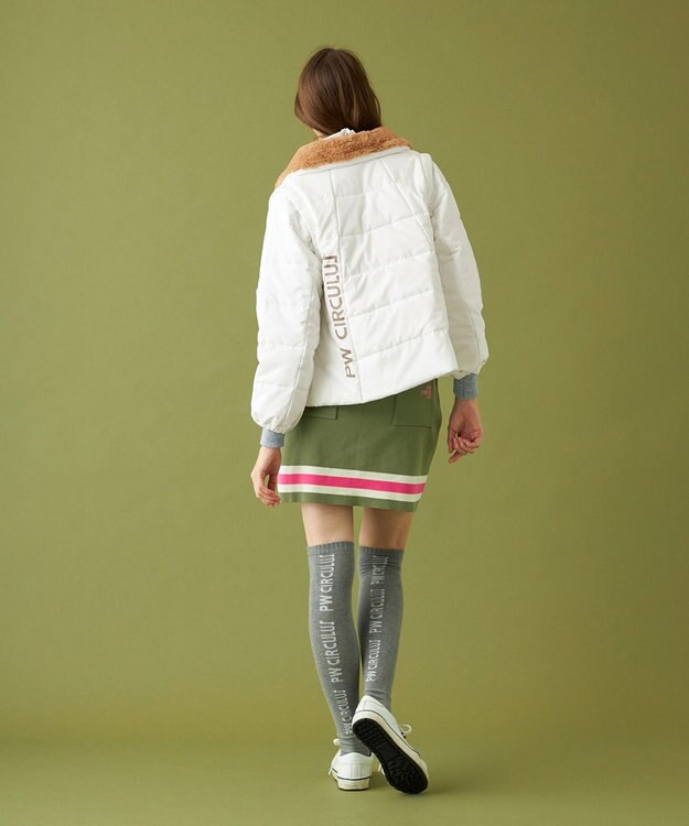 PW CIRCULUS 【ベスト / ブルゾン / 襟も外せる / WOMEN】3WAYデタッチャブルブルゾン ホワイト系