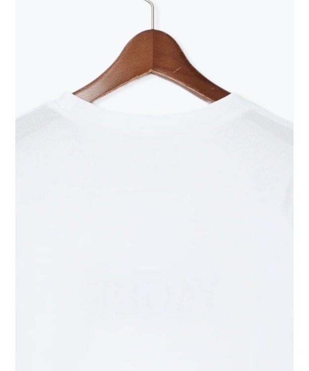 Te chichi パール&刺繍ロゴスタンダードTシャツ オフホワイト