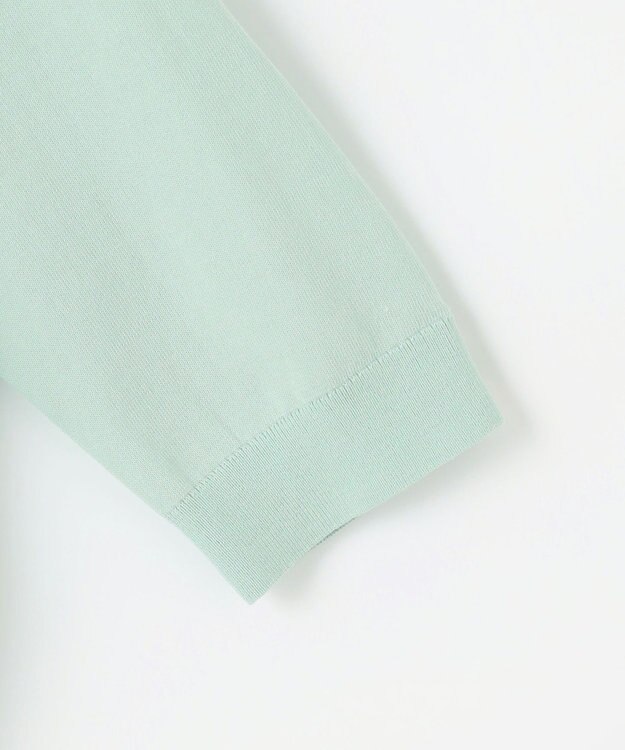J.PRESS LADIES 【洗える】BASIC HT COTTON クールネック プルオーバー ミント系
