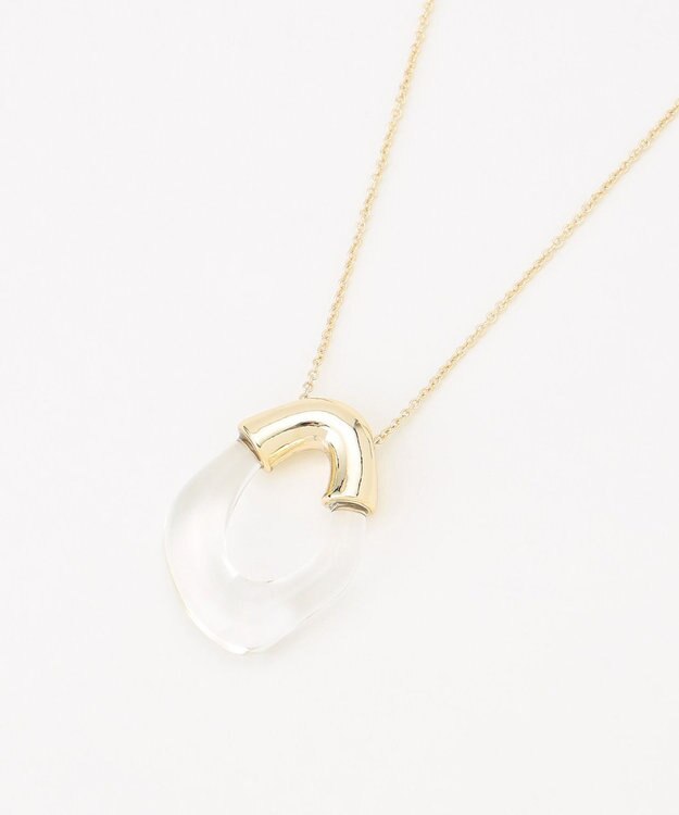 ANY SIS ドロップメタルアジャスター ネックレス ライトゴールド