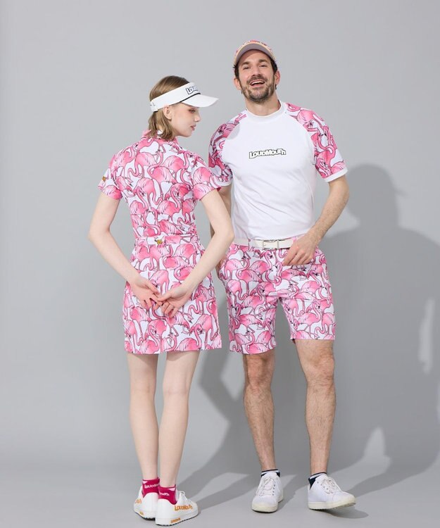 FILA GOLF／marie claire 【Loudmouth】柄ワンピース Pink Panic