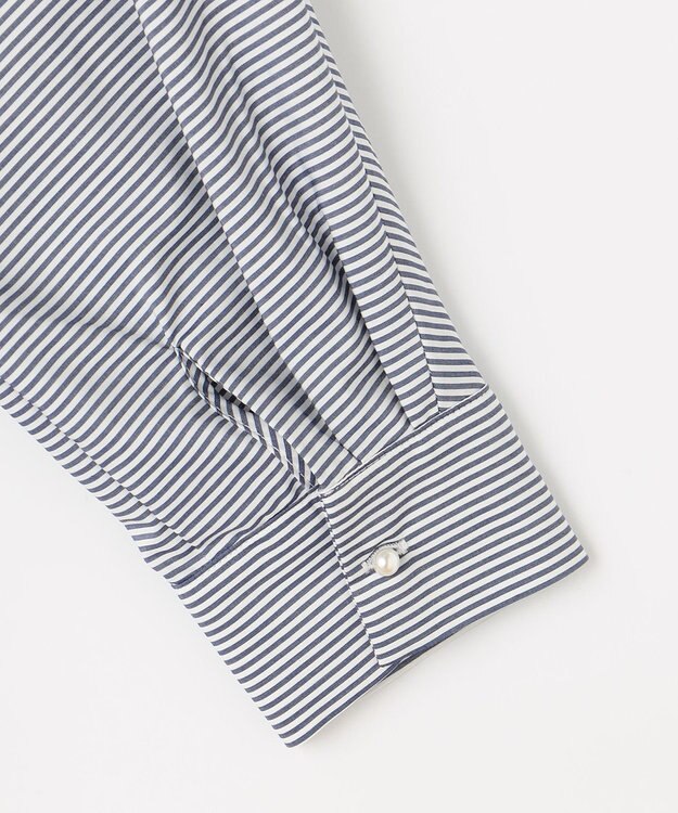 ANY SIS L 【UVケア】イージーケアドルマン シャツ ブルーストライプ