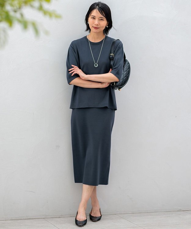 23区 3WAY リングトップ ネックレス シルバー系