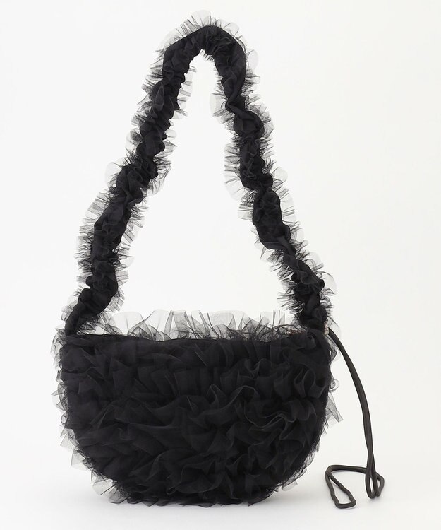 ANY SIS エアリーチュール ショルダーバッグ ライトグレー