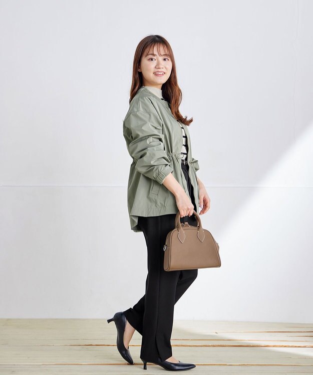 Tiaclasse 【洗える】ハイネックニットプルオーバー ボーダー