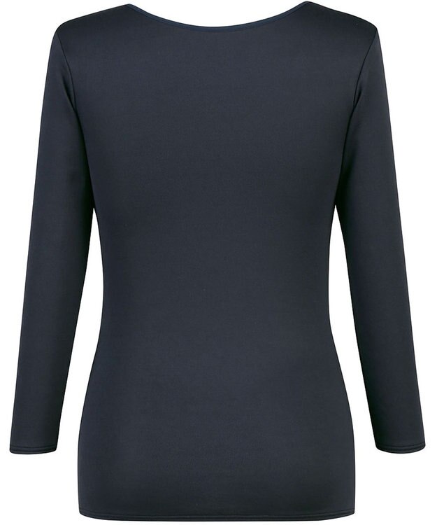 Wing あったかインナー 綿100％(肌側) シルクプロテイン加工 やわらかな肌ざわり 軽い あたたかい 【エアロカプセル】 8分袖 長袖 秋 冬 EL2849 ウイング／ワコール コン