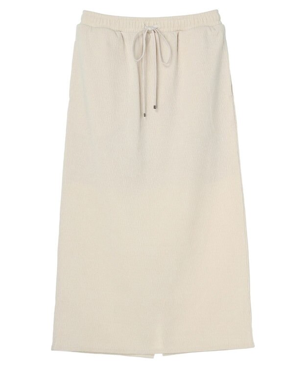 Green Parks カットコールタイトスカート Ecru