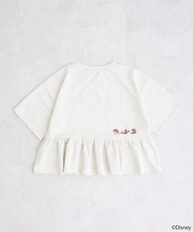 earth music&ecology チップ＆デール／フリル裏毛プルオーバー Oatmeal