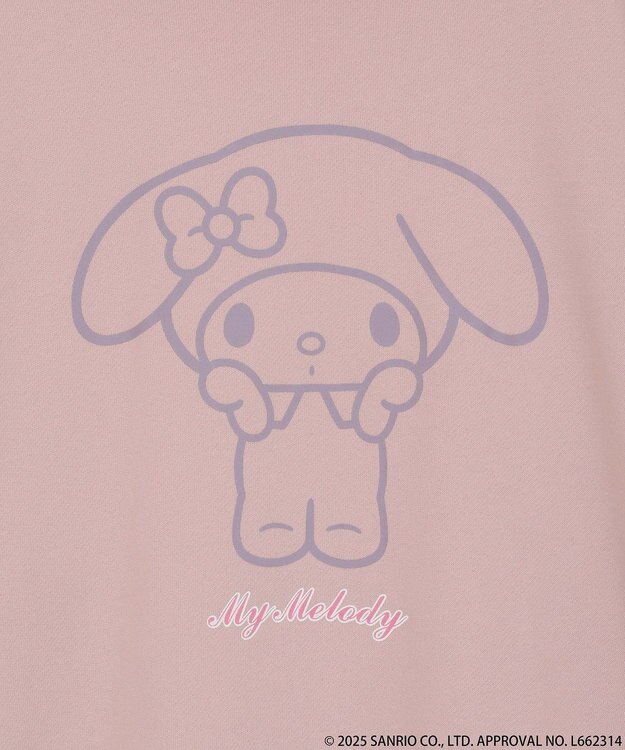 earth music&ecology マイメロディ＆クロミ／ｅａｒｔｈ　耳付きフーディー Pink