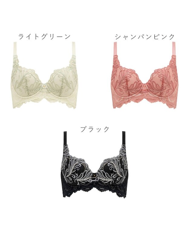 BRADELIS New York 【BRADELIS New York / 育乳STEP3 持ち上げる】ヴィオラステップ3ブラ24A1 補正 シャンパンピンク