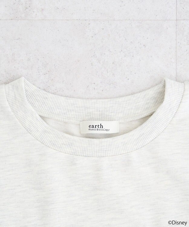 earth music&ecology チップ＆デール／フリル裏毛プルオーバー Oatmeal