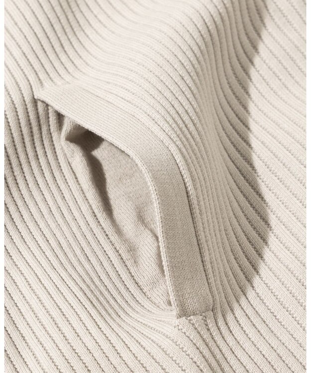 JOSEPH ABBOUD MOUNTAIN 【軽量/ストレッチ】CORDURA アウトドア ニット パーカー ライトグレー系