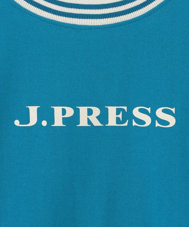 J.PRESS KIDS 【140-170cm】リブライン ロゴカットソー ダルブルー系