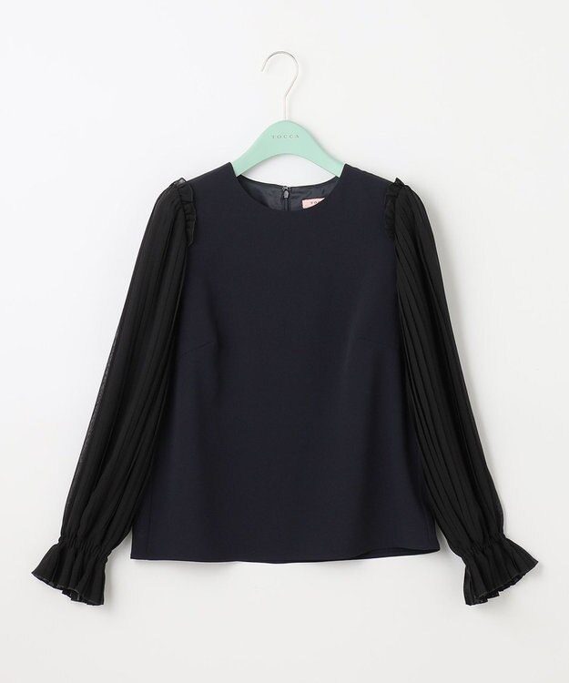TOCCA 【洗える！】LAST FOREVER ブラウス ネイビー系