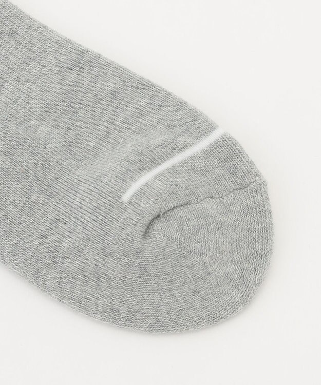 23区GOLF 【WOMEN】ライン入リ ニーハイソックス ライトグレー系