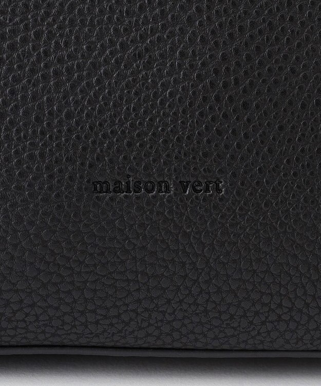 LA BAGAGERIE 【maison vert】 【多収納】アオリショルダーバッグ ブラック