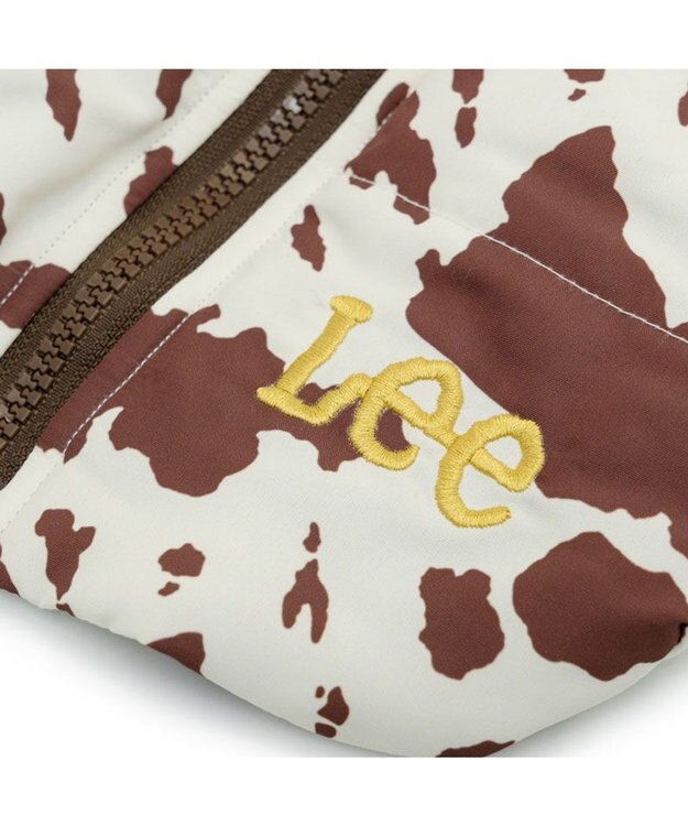 PET PARADISE Lee アウターハーネス 《牛柄》 小型犬 オフホワイト×ブラウン