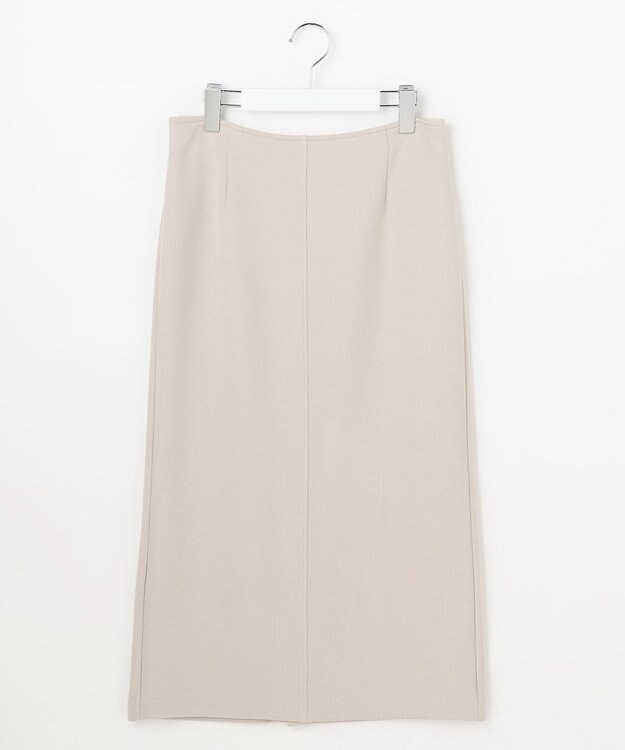 J.PRESS LADIES S ダンボールジャージー ナロー スカート グレージュ系