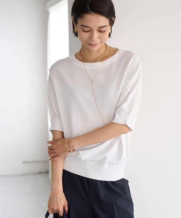 UNFILO スゴ機能 パフスリーブニット オフ