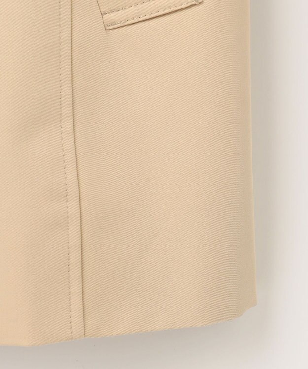 J.PRESS LADIES 【WEB限定カラーあり・撥水】80/2 T/C ツイル ステンカラー ショートコート ベージュ系