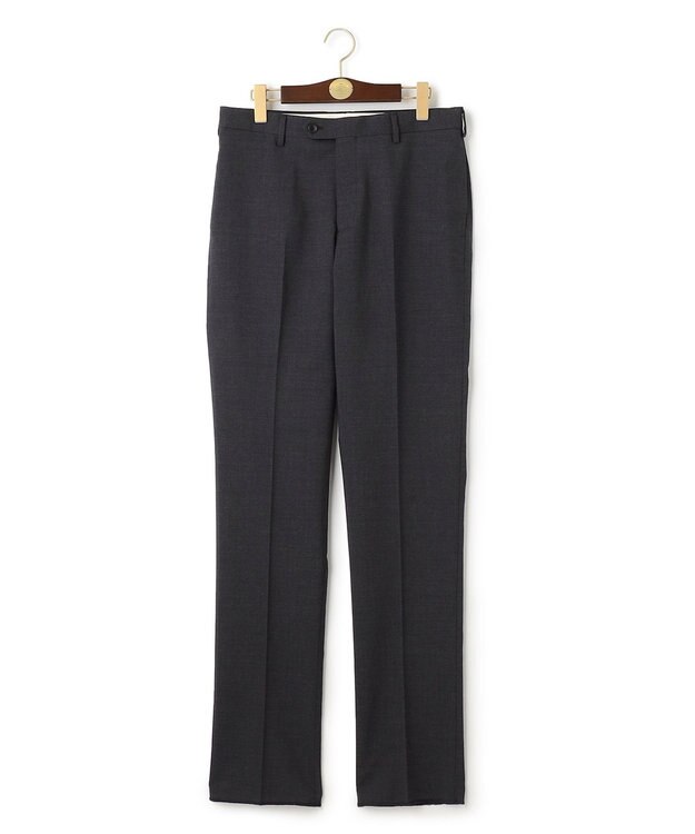 J.PRESS MEN 【PEPPIN MERINO COMFORT】プレーン スラックス / ノータック グレー系