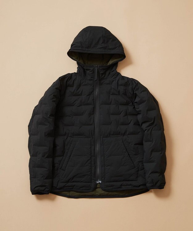 JOSEPH ABBOUD MOUNTAIN 【UNISEX】リバーシブルストレッチ ダウンパーカー カーキ系