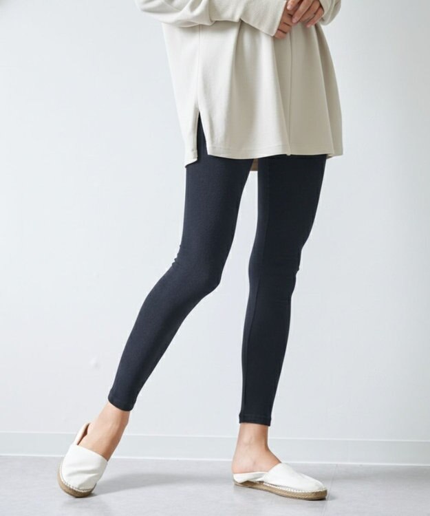 OP／FILA 【OP】あたたか表起毛レギンス ブラック