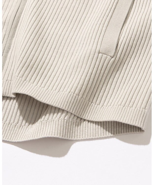 JOSEPH ABBOUD MOUNTAIN 【軽量/ストレッチ】CORDURA アウトドア ニット パーカー ライトグレー系