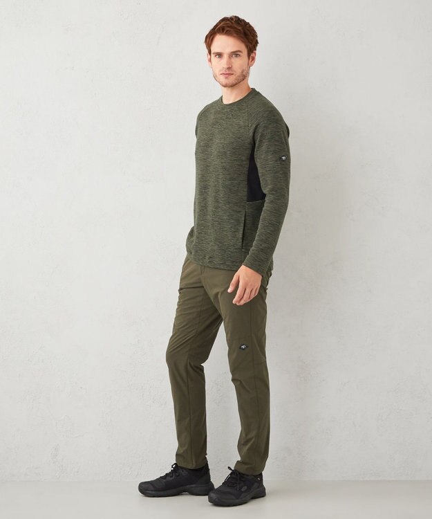 JOSEPH ABBOUD MOUNTAIN 【UNISEX】起毛裏地２WAYストレッチ クライミングパンツ カーキ系