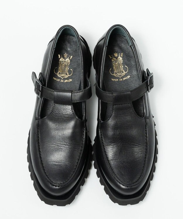 BONTRE 【BONTRE/ボントレ】Ｔストラップローファー ブラック