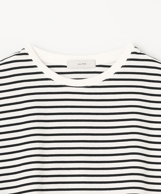 ANY 半袖テールＴシャツ ボーダー