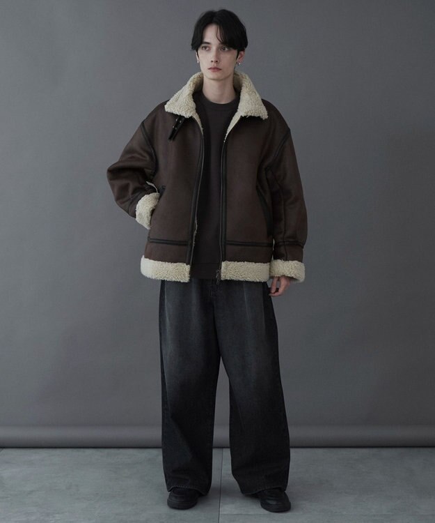 WEGO 【ユニセックス着用ITEM】B－3ジャケット ブラウンその他