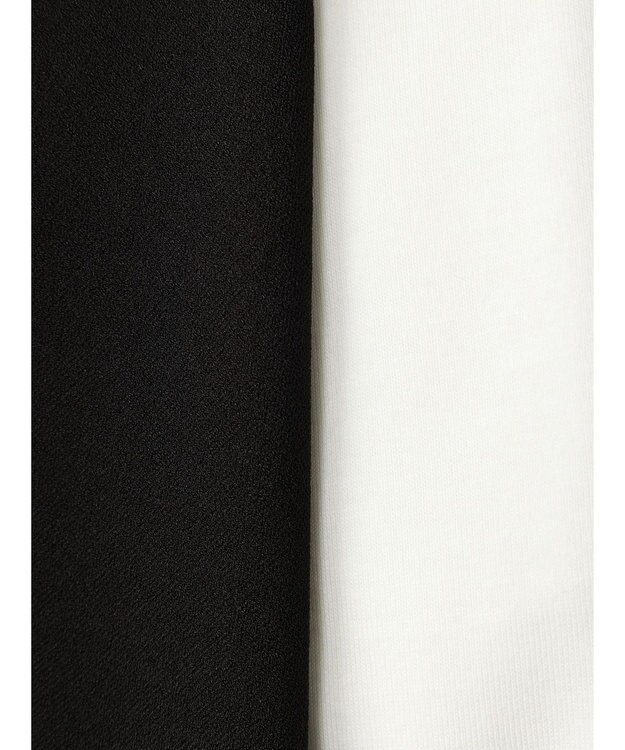 CRAFT STANDARD BOUTIQUE 梨地カットカーディガン＋ＬＳ　ＴＥＥーＳＥＴ Black