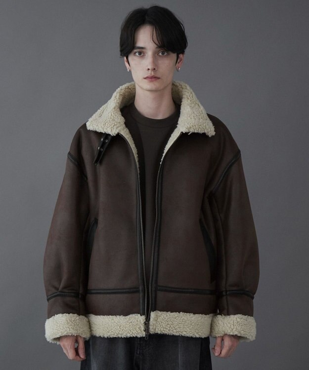 WEGO 【ユニセックス着用ITEM】B－3ジャケット ブラウンその他