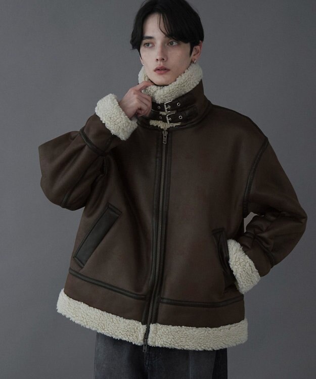 WEGO 【ユニセックス着用ITEM】B－3ジャケット ブラウンその他