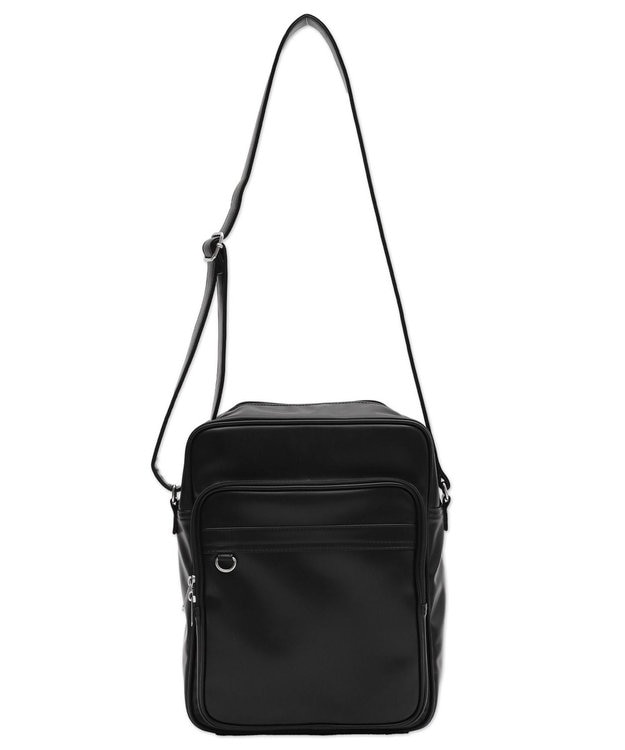 WEGO 【SCHOOLITEM】PUスクールショルダーバッグ ブラック