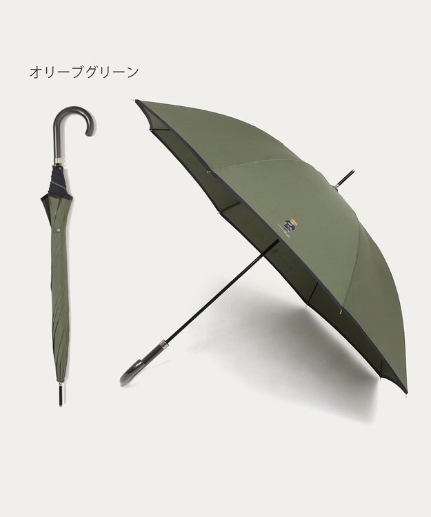 MOONBAT 【WEB限定】POLO RALPH LAUREN(ポロ ラルフローレン)FLAG BEAR 雨傘 長傘 ユニセックス オリーブグリーン