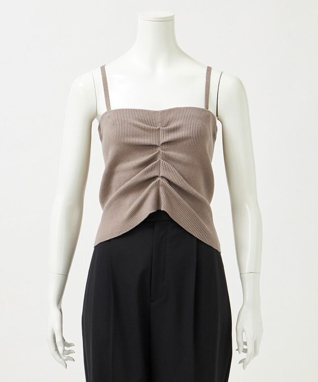 23区 L 【エステータ】ビスチェカーディガン ブラウン系