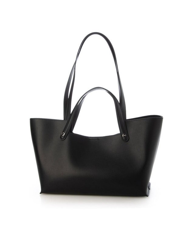 UNBILLION カシュカシュ cachecache / ポーチ付横長2ハンドルトート ブラック