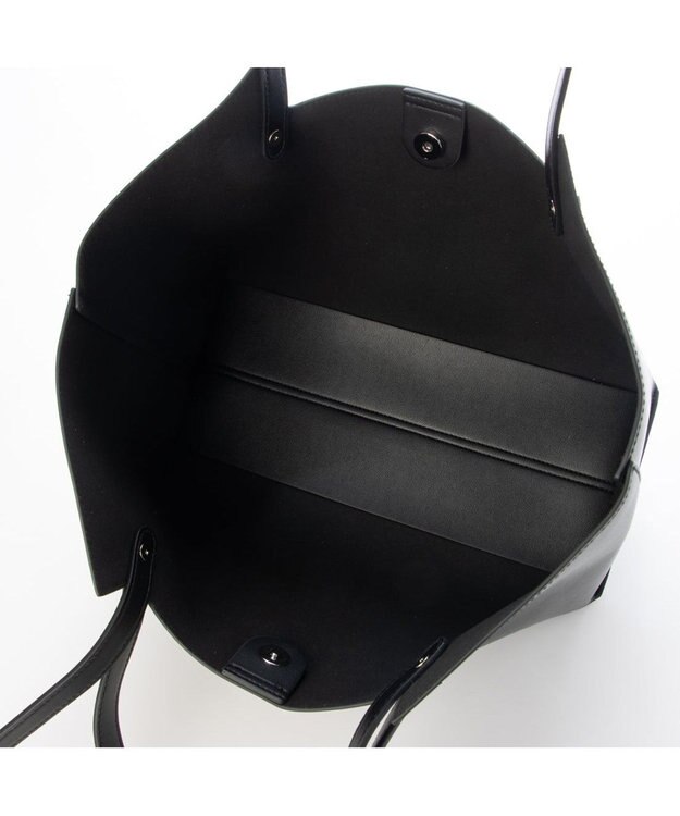 UNBILLION カシュカシュ cachecache / ポーチ付横長2ハンドルトート ブラック