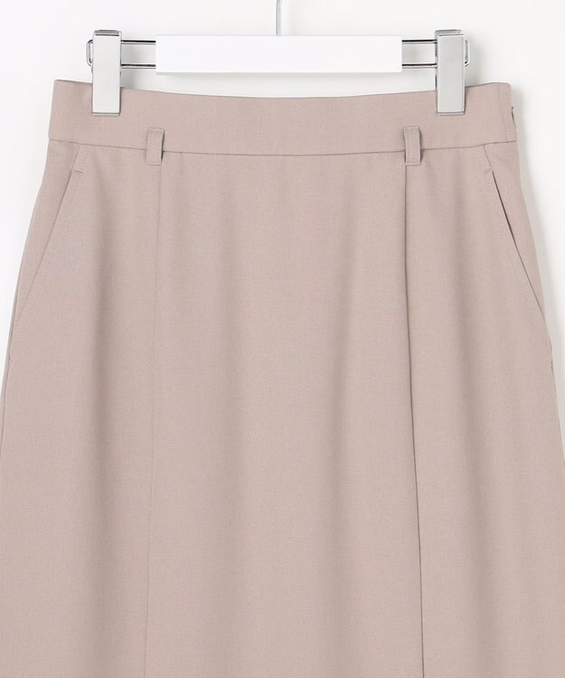 ANY SIS スマートビューティストレッチベルト スカート グレージュ