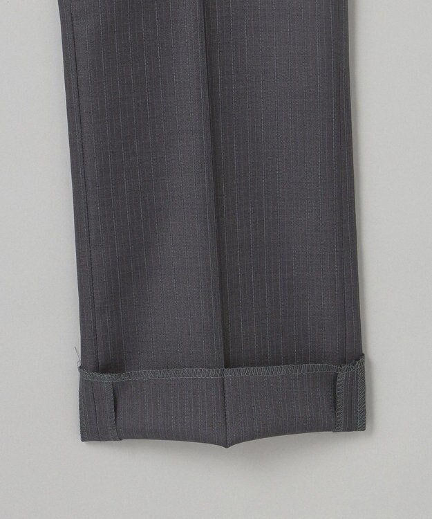 GOTAIRIKU 【Loro Piana Fabric】365 通年スーツ(グレー×ストライプ) グレー系1