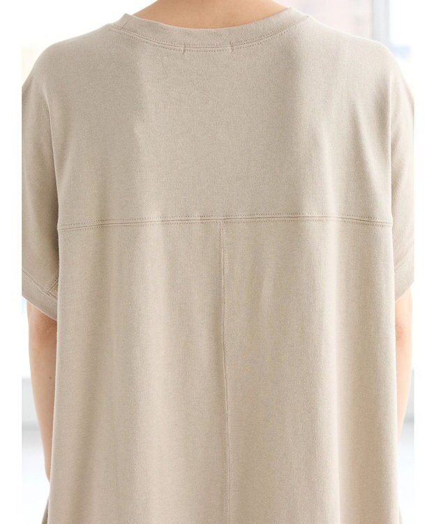 CRAFT STANDARD BOUTIQUE 10/- ヴィンテージフレンチスリーブワンピース Beige