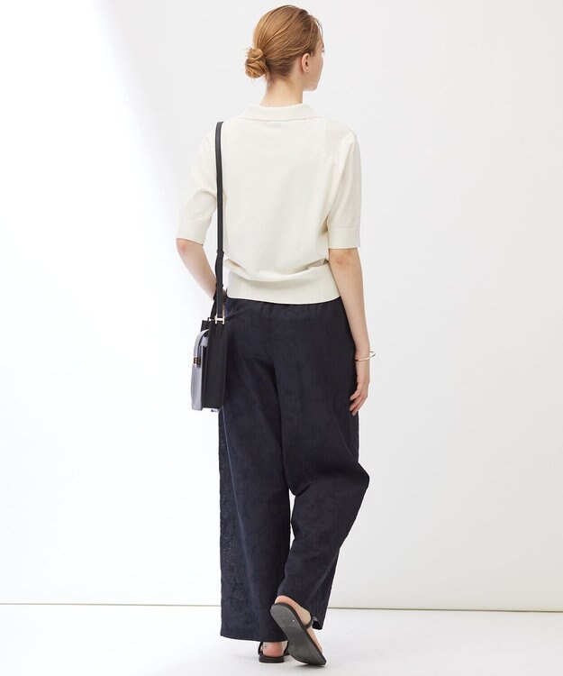 23区 【Indian Factory】スキッパールーズ ニット ホワイト系