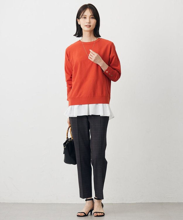 J.PRESS LADIES VIGODA ドルマンスリーブ ニット オレンジ系