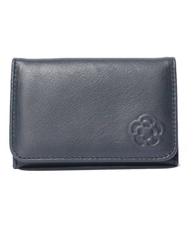 CLATHAS ワッフル　名刺入れ ネイビー