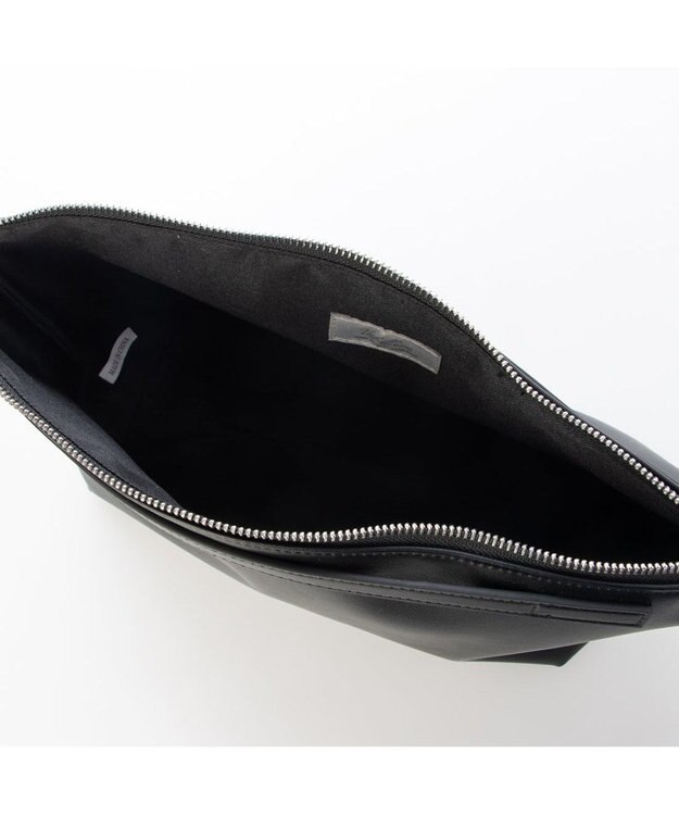 UNBILLION カシュカシュ cachecache / ポーチ付横長2ハンドルトート ブラック